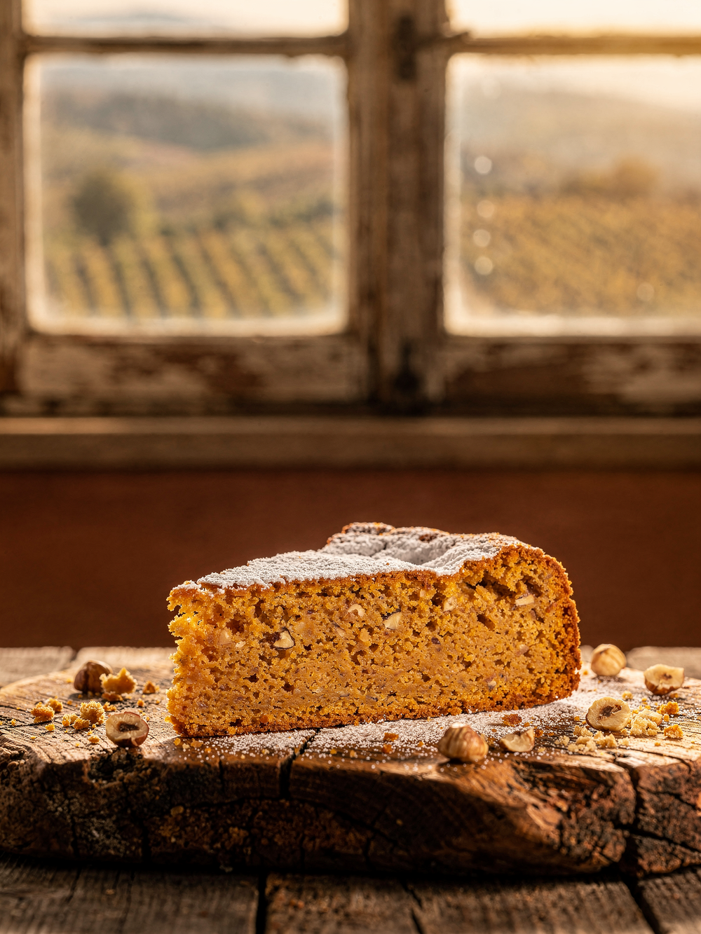 Torta di Nocciole - Senza glutine e senza latte